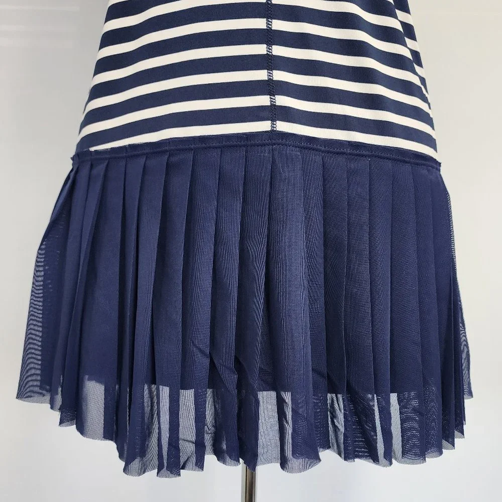 new balance x j.crew - tennis skirt  blue & white [size m] [NewWithTags] - Picture 9 of 13
